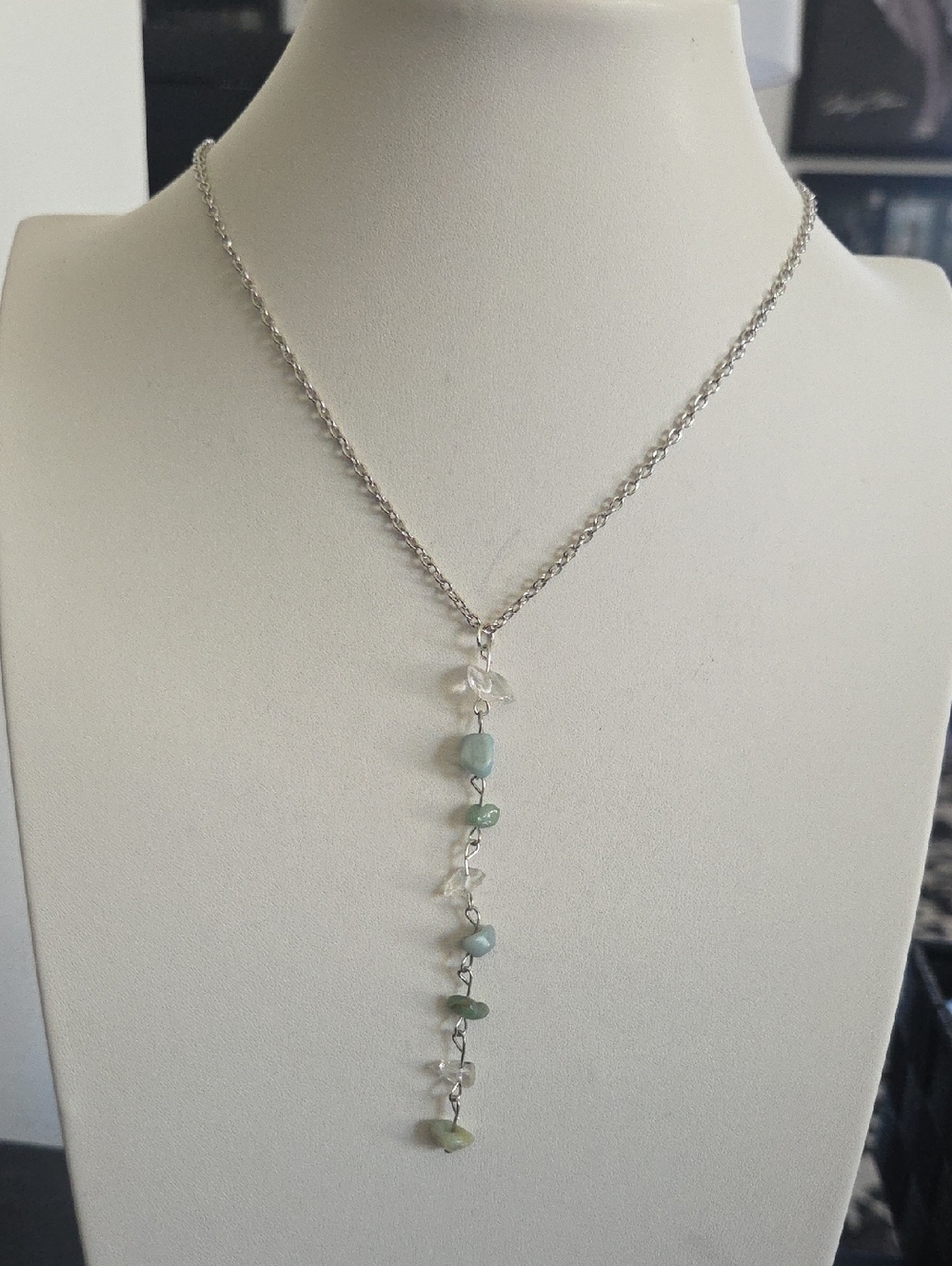 Paparazzi Tranquil Tidinfs Green Necklace NWT